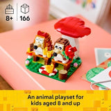 LEGO Hedgehog Picnic Date Building Toy - Animal Figures and Playset for Kids, Boys and Girls, Ages 8+ - Gift for Valentines Day for Her and Him - with 2 Hedgehog Toys and Accessories - 40711