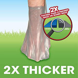 Dog Poop Bags - Extra Thick Waste Pickup Bags with Easy Tie Handles - Easy Dispensing Drawer Pack - 200 Count