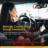 Car Accessories for Men, Car Middle Finger Light with Remote - Give The Bird & Wave & Love to Drivers - Truck Accessories, Finger Flicker LED Hand Gesture Signs, Ideal Gift for Men and Women