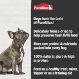 PureBites Chicken Freeze Dried Dog Treats, 1 Ingredient, Made in USA, 11.6oz