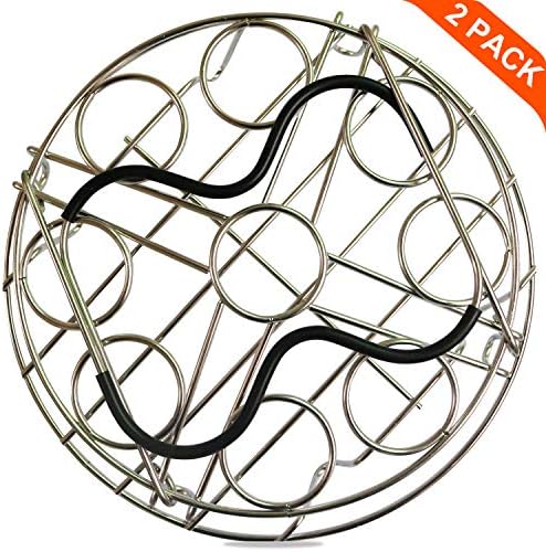 Steamer Cooling Rack Trivet Accessory Set, Include 9-holes Egg Steamer Cooking Rack with Heat Resistant Silicon Handles & Compatible for 6, 8 Quart Pressure Cooker Trivet, Instant Pot Accessories
