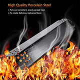 Uniflasy Grill Replacement Parts for Nexgrill 4 Burner 720-0830H 720-0783E 720-0830D 720-0888N 720-0888 Cuisinart CGG-7400 Repair Part Kit Grill Burner Tube Heat Plates Shield Tent Flame Tamer Igniter