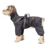 Four-Legged Full Coverage Dog Raincoat for Small Medium Dogs, Waterproof Dog Rain Coat with Harness Built in, 4-Legs Dog rain Jacket with Reflective Strip, Adjustable Puppy Waterproof Clothes (XL)