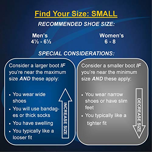 United Ortho Cam Walker Fracture Boot, Small, Black