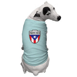 Puerto Rico - Country Soccer Crest Dog Shirt (Chill, X-Small)
