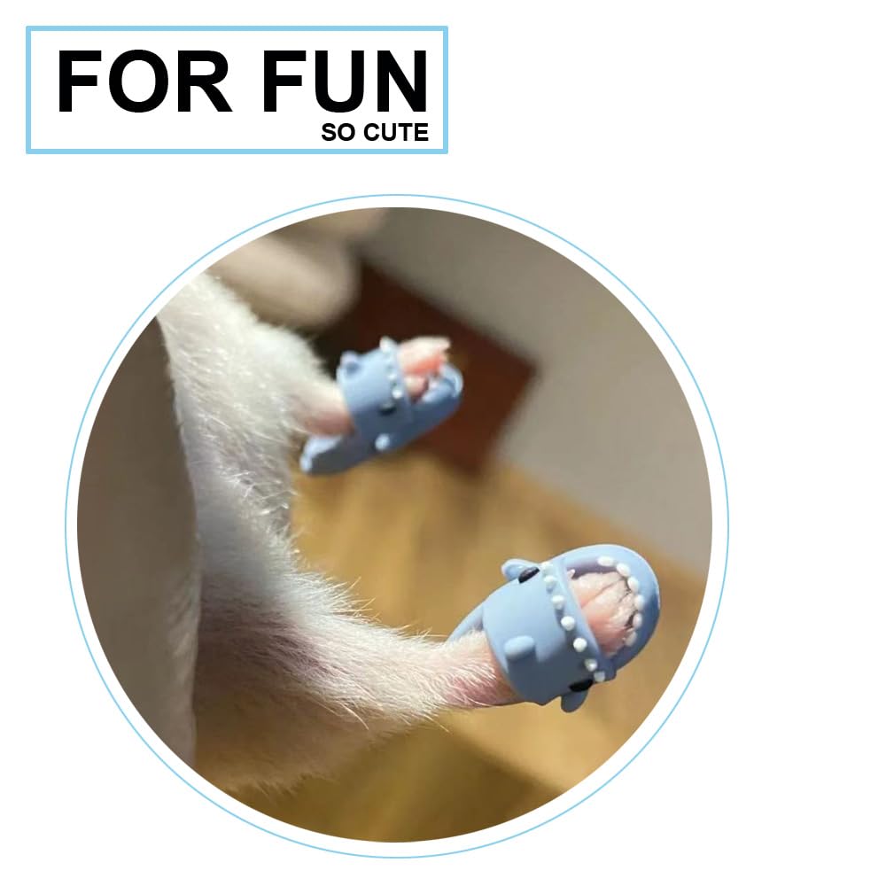 KnocKconK Hamster Costume Set with Shirt, Hat, Shoes, Small Animal Cute Shark Slipper for Real Pets, Cute Mini Rat Holiday Party Clothes, for Fun, Photos. (Purple)