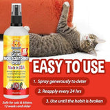 Bodhi Dog No More Scratching! Cat Deterrent Spray - Indoor & Outdoor Repellent with Essential Oils - Prevent Scratch for Furniture - Made in USA (8 oz)