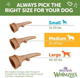 Whimzees Wellness Occupy Dog Dental Treats, Natural Chews, Medium Size, (12 Count)