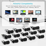 90W Universal AC Adapter Laptop Charger Replacement for Dell HP Acer Asus Lenovo IBM Toshiba Samsung Sony Fujitsu Notebook Ultrabook Chromebook Power Supply Cord