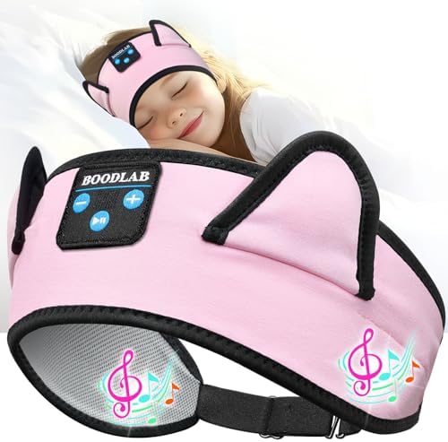 Kids Headphones, Headband Headphones for Children Baby & Toddlers, Bluetooth Toddler Headphones Wireless and Wired Playback 3.5 MM Jack for School, Stretchy & Comfy Travel Accessories