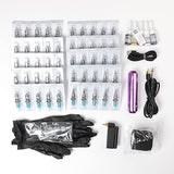 STIGMA Wireless Tattoo Gun Tattoo Kit Complete with 50pcs Tattoo Cartridge Needles 1400mAh Tattoo Battery 5 Colors Ink Set with Accessories STP29KITP199-4