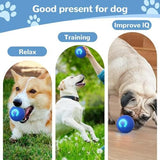 2025 New Shaky Ball Toy for Dogs, Shaking Dog Ball, Vibrating Dog Ball,Vibrating Ball for Dogs, Interactive Dog Ball, Automatic Moving Dog Toy Ball for Dogs, Suitable for All Dogs 2pcs(Orange+Blue)