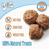 The Lazy Dog Cookie Co. Soft Dog Treats, Mutt Mallows Strawberry Smoochies, for Small, Medium and Large Dogs, Wheat-Free, Baked in The USA, 5 oz. (Pack of 2) Strawberry