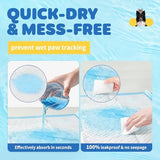 100-Pack X-Large Puppy Pads - 34'' x 28'' Pee Pads for Dogs Potty Training with Leak-Proof Quick-Dry Design, 6-Layer Wee Wee Pads for Dogs