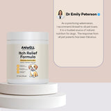 Aniwell Itch Relief Chews for Dogs – Vitamin E & Borage Oil Supplement – Packed with Beneficial Fatty Acids for Healthy Skin – Seasonal Allergies Support