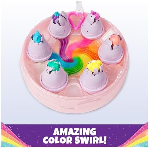 Hatchimals Alive, Rainbow Hatchery with 6 Mini Figures in Color Reveal Eggs & Over 10 Accessories, Kids Toys for Ages 3 and up