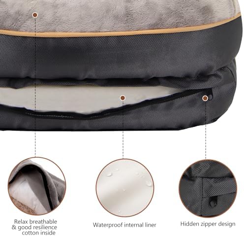 JOYELF XXLarge Memory Foam Dog Bed, Orthopedic Dog Bed & Sofa with Removable Washable Cover Dog Sleeper for Large Dogs