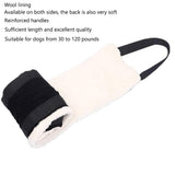 30-120 lbs Dog Sling for Large Dogs Hind Leg Support,Dog Lift Harness for Back Legs,Helps Elderly Pet with Reduced Mobility,Dog Lifter for Walking Canine Arthritis ACL Rehabilitation Rehab. (Black)