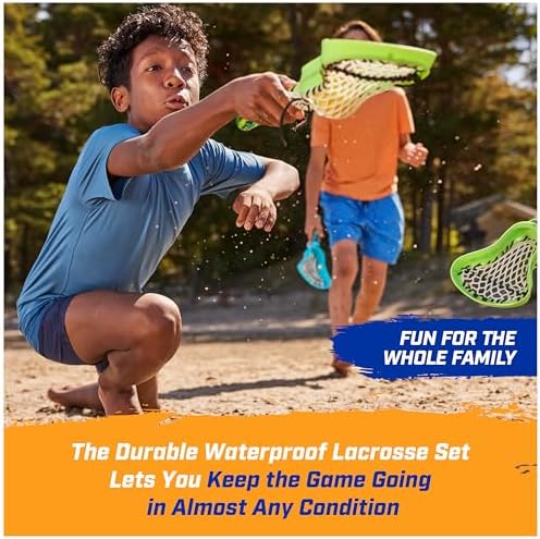 SwimWays Hydro Lacrosse, Blue, Outdoor Games for Adults & Kids, Swimming Pool Accessories and Pool Party Games, Blue