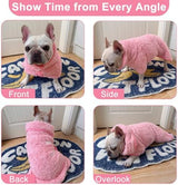 Dog Bathrobe Super Absorbent Dog Towels for Drying Dogs Large Quick Drying Dog Robes for After Bath Soft Dog Drying Towel Adjustable Dog Drying Coat to Keep Dog Warm(S-XXL)