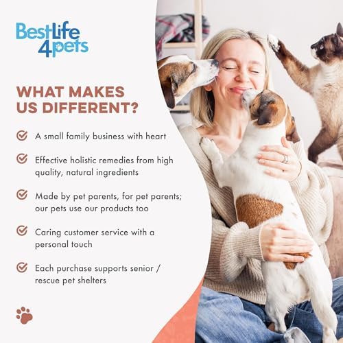 Mange Treatment for Cats, Natural Ear Mite Treatment & Cat Itchy Skin Relief, Helps with Feline Scabies, Feline Dandruff, Shedding, Excessive Grooming and General Cat Skin Care, 400 Odorless Pills