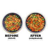 Veggie Blend - Healthy Natural Mixed Dried Vegetable Treat - Sweet Potatoes, Carrots, Peas - for Degus, Chinchillas, Sugar Gliders, Hedgehogs, Guinea Pigs & Small Pets… (8 Ounce (Pack of 1))
