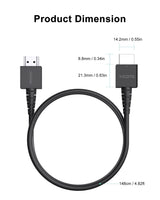 HDMI Cable Compatible with Nintendo Switch and Switch OLED/Wii U/NES Classic Edition/Super NES Classic Edition/N64, Switch HDTV Cord for TV, Original Switch HDMI-Cable, 5ft, Black