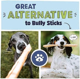 Pawstruck Natural Large 12" Beef Collagen Sticks for Dogs – Long-Lasting Rawhide Alternative, High Protein Treats with Chondroitin & Glucosamine – 5 Pack