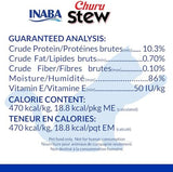 INABA Churu Stew for Cats, Broth Gelée with Shredded Chicken Side Dish Pouch with Vitamin E, 1.4 Ounces per Pouch, 12 Pouches, Chicken Variety