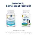 Nordic Naturals Omega-3 Pet, Unflavored - 90 Soft Gels - 320 mg Omega-3 Per Soft Gel - Fish Oil for Dogs with EPA & DHA - Promotes Heart, Skin, Coat, & Immune Health