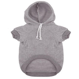 Security Dog Hoodies Clothes Apparel Winter Sweatshirt Warm Sweater Cotton Puppy Hoodie for Small Dog Medium Large Cat Grey, 5XL