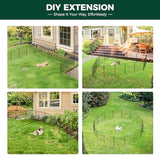 FXW MiniPaws Dog Playpen Designed for Puppies/Small Dogs, Expandable Dog Pen for Indoor/Outdoor Use, 20 inch 16 Panels