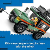 LEGO City Off-Road 4x4 Mountain Truck Toy - Building Toy Set for Kids, Boys and Girls, Ages 6+ - Fun Gift Idea for Birthdays and Holidays - with Adventurer Minifigure and Accessories - 60447