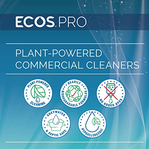 ECOS PRO Hand Soap | Hypoallergenic | Unscented | Readily Biodegradable Formula | With Vitamin E & Antioxidants | Made In The USA | Free & Clear 17 Fl Oz (Pack of 6)