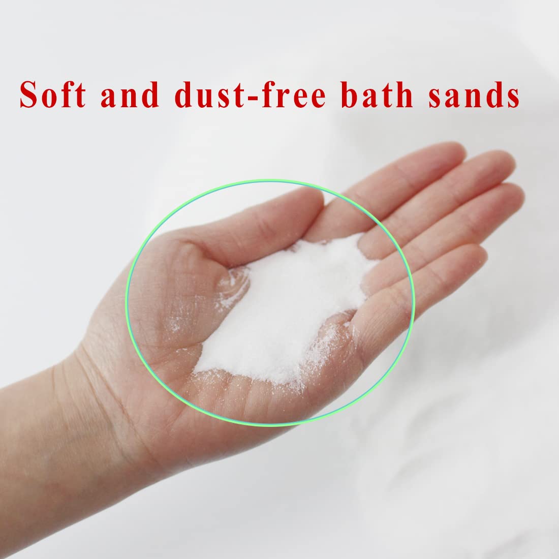 JFWOD Hamster Bath Sand, 15.4lb Dust Free Desert Sand or Potty Litter Sand for Hamster Chinchillas Gerbil Syrian Mice Small Animals(White)