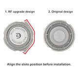 SH30 Replacement Heads for Philips Norelco Shaver Series 3000, 2000, 1000 and S1560, Blades for Razor 2400, 3600, 3800, 6-Pieces Pack