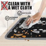 Furrybaby Pet Heating Pad, Waterproof Dog Heating Pad Mat for Cat with 5 Level Timer and Temperature, Pet Heated Warming Pad with Durable Anti-Bite Tube Indoor for Puppy Dog Cat (Black Paw, 24" X 16")
