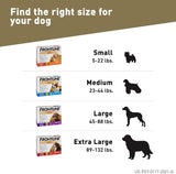FRONTLINE Gold Flea & Tick Treatment for Large Dogs Up to 45 to 88 lbs., Pack of 6