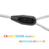 Petest 30ft Reflective Tie-Out Cable for Heavy Dogs Up to 125 Pounds