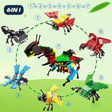WODMAZ 24 Packs Insect Building Blocks, Insect Animals Building Toy for Easter Gifts Classroom Prizes, Goodie Bags Easter Basket Stuffers, Valentine Party Favor Toys Boys Girls