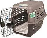 Petmate Vari Dog Kennel - Portable Dog Carriers & Crates for Large Dogs, Airline-Friendly, Durable Plastic, Pet Carrier For Home and Travel, 36 Inches, Taupe and Black, With Travel Kit