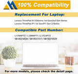 L17C4P72 Laptop Battery Replacement for Lenovo ThinkPad X1 Extreme 1st Gen/2nd Gen ThinkPad P1 1st/2nd Gen Series L17M4P72 01AY968 01AY969 L18M4P71 01YU911 5B10V98091 SB10Q76929 SB10Q76928