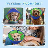 Soft Dog Cone Collar Alternative to Stop Licking, Comfy E Cones for Large Medium Dogs After Surgery, Comfortable Elizabethan Recovery Head Ecollars of Shame, XL Pet Neuter Neck Collars Anti Licking
