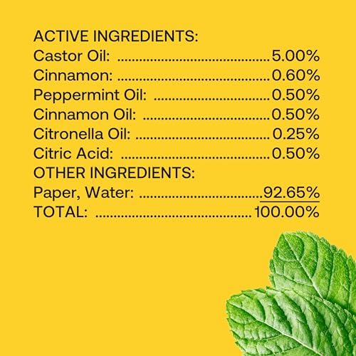 Victor Rat-A-Way Rat & Mouse Repellent Peppermint Oil Biodegradable Pellets Natural Rodent Repeller for Rats and Mice Indoor or Outdoor use 3lb M807