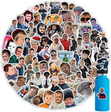 104Pcs Funny Meme Stickers Pack for Water Bottles， Cute and Funny Face Decals for Adult，Vinyl Waterproof Kids Sticker for Laptop，Phone，Hard Hat，Skateboard，Scrapbooking，Christmas Gifts for Kids/Teens