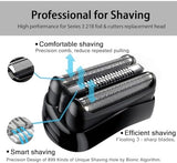 2Pack 21B S3 Electric Replacement Shaver Head Accessories for Series 3 Shaving Razor Head, Suitable for Braun S3 3040s 3000s 3050cc 3010s 3070cc 3080s 3090s 310s 3020s 330s 380s-4, 3090cc Etc