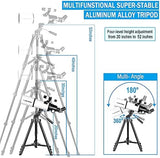 80x600mm AZ Telescope, Travel Telescopes for Adults Astronomy Beginners with 13 Pieces Telescope Accessories Kit