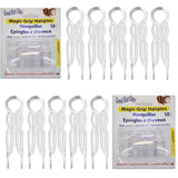 Hair Pins - Plastic, U-shaped Magic Grip Hairpins, Strong Durable Pins For Fine, Thick & Long Hair, Hair Styling Accessories, Set of 20 (Crystal)
