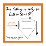 Easter Eggs Over the Collar Dog Bandana That Slips onto Their Existing Collar Size (X-Small)