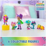Gabby's Dollhouse, Celebration Themed Figures with Gabby Girl, 5 Cat Toy Figures, Surprise Toys & Dollhouse Accessories, Kids Toys for Girls & Boys 3+